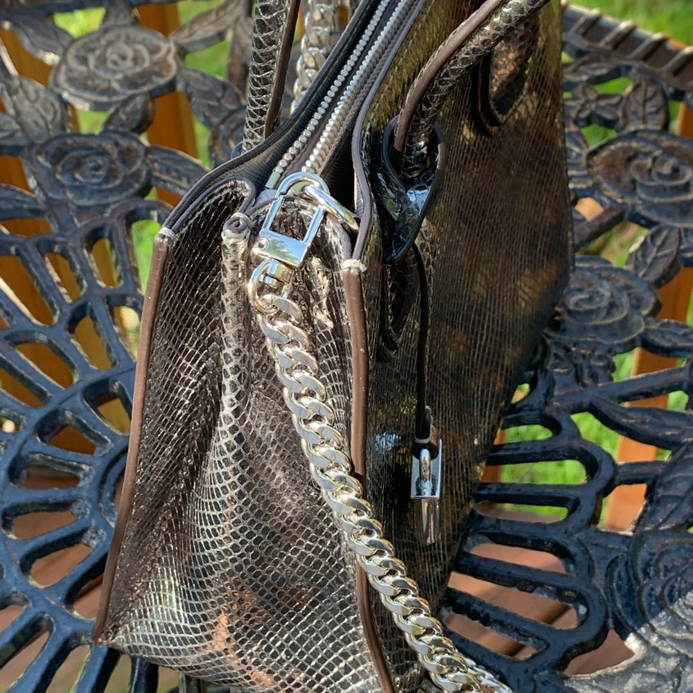 Michael Kors Silver Python Crossbody - image 7